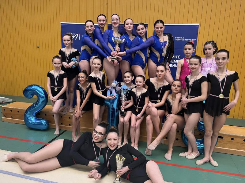 18 gymnastes deviennent championnes des Ardennes !!