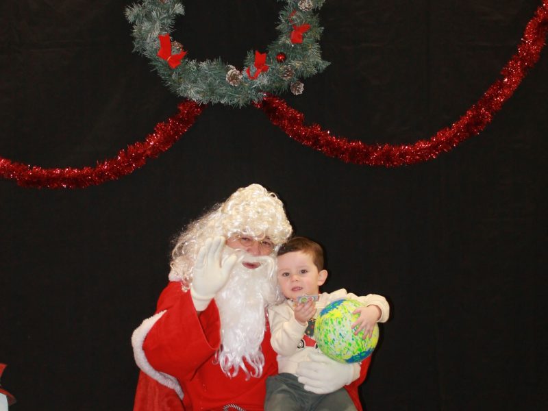Papa Noël en visite à l&rsquo;Effort